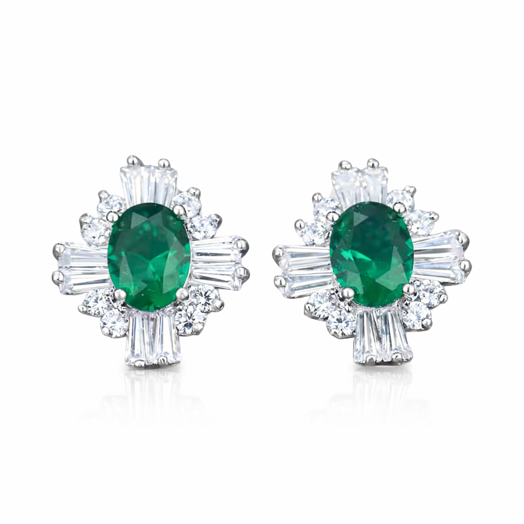 Sofia oorbellen groen