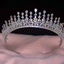 Silberne Tiara-Krone Najia