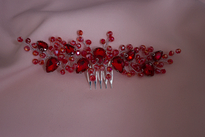 Vicki roter Haarkamm