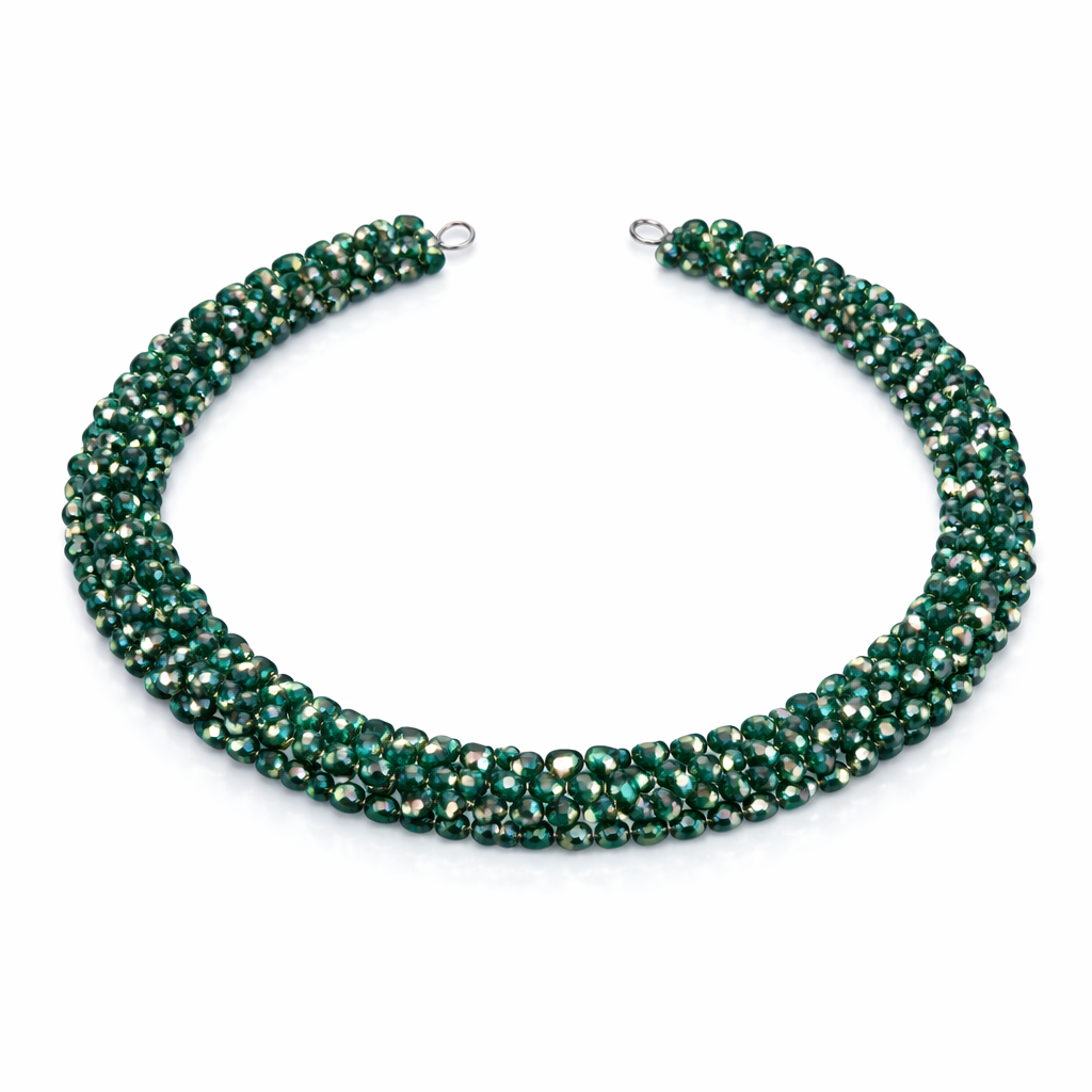 Groene Parel haarband