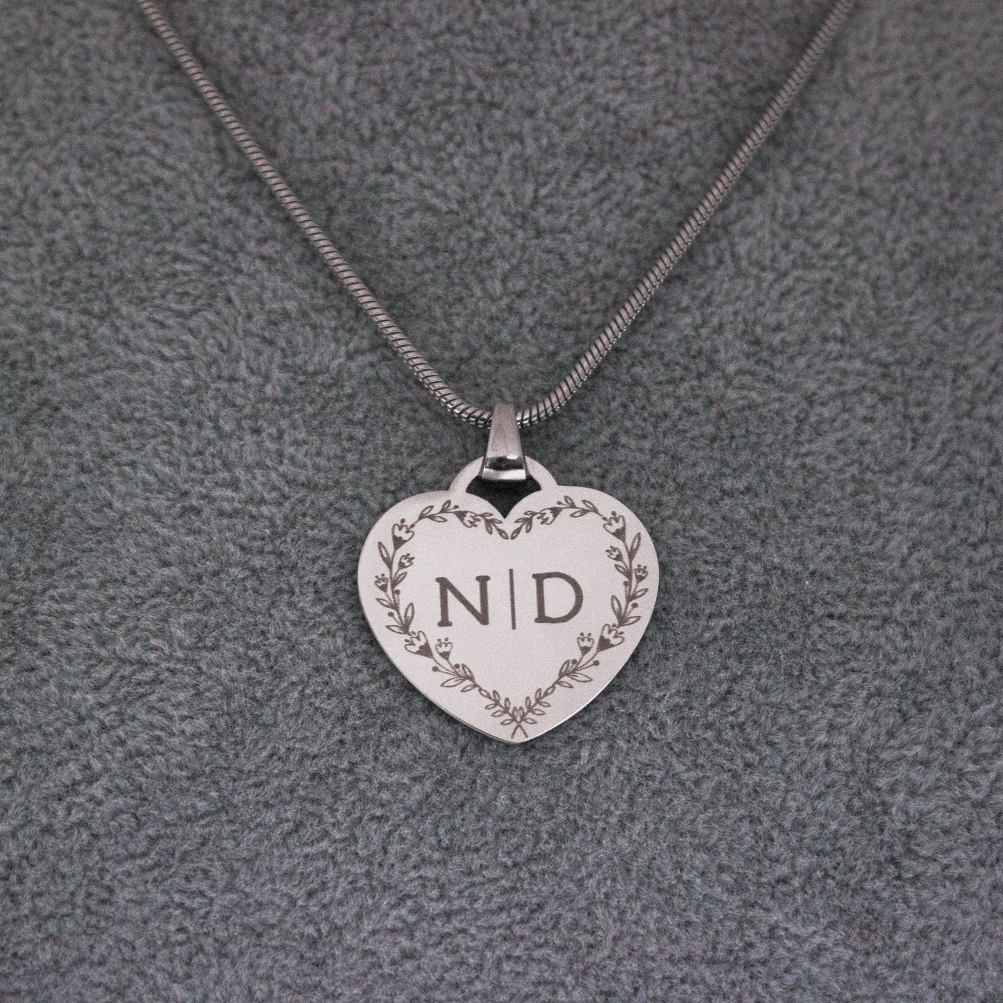 Gepersonaliseerde hart ketting