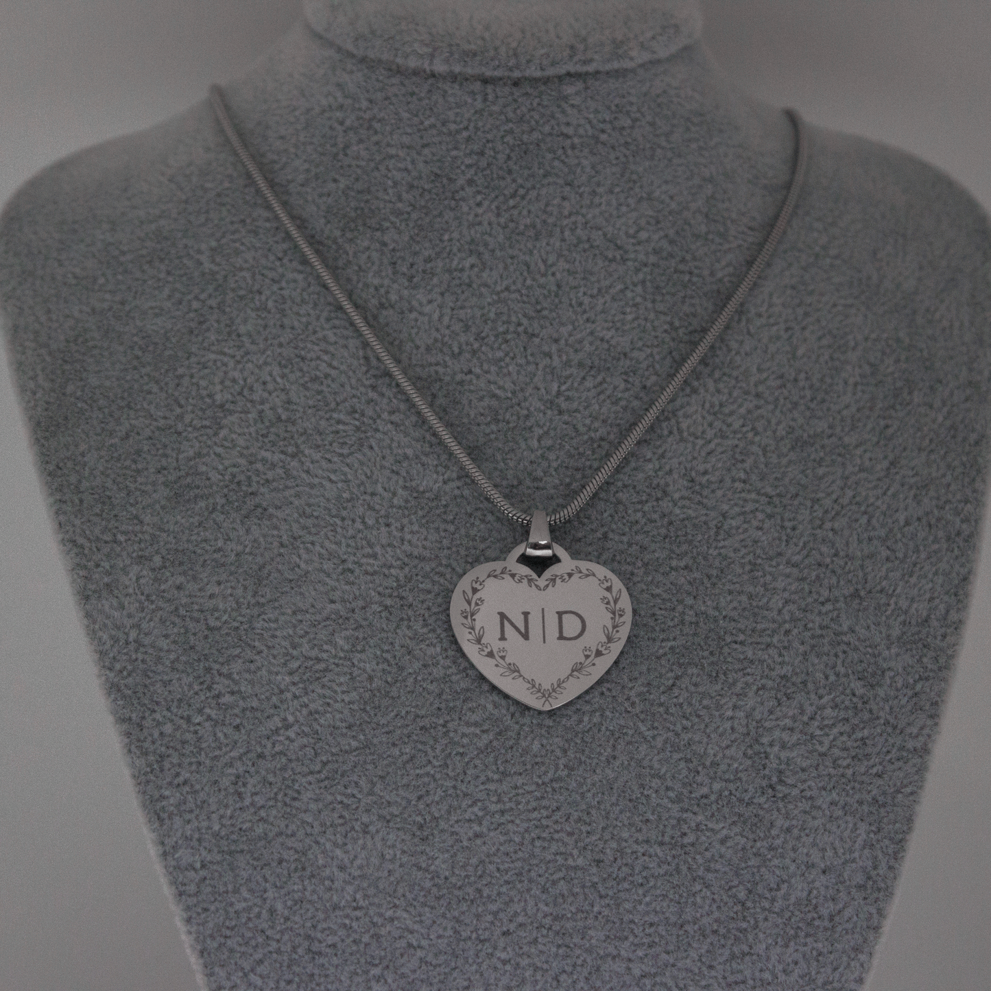 Gepersonaliseerde hart ketting