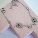 Personalized bracelet with 3 initials