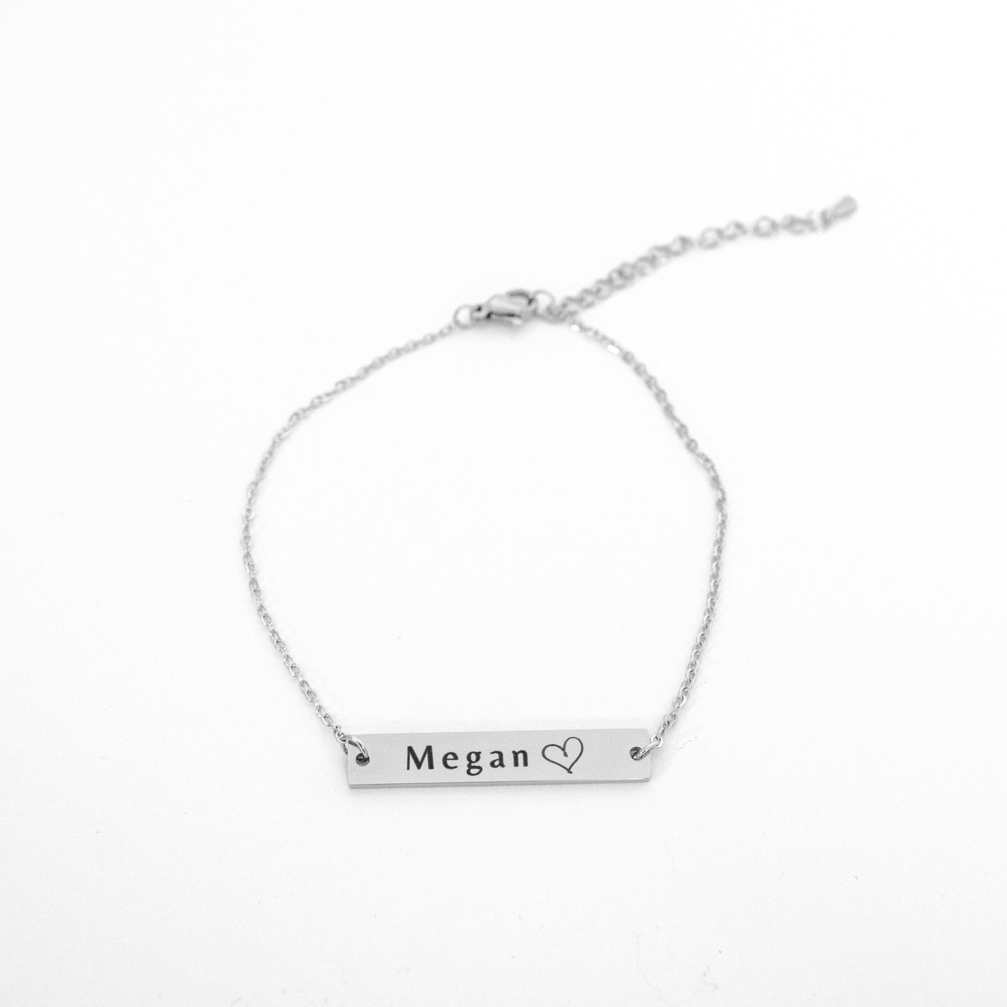 Gepersonaliseerde rechthoek armband